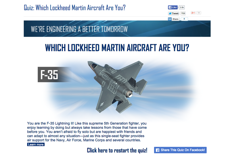 Illustration for article titled Lockheed Martin's Quiz Is Crap So Take Our Better One
